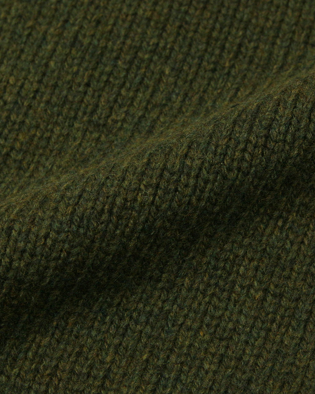 SOGLIA(ソリア) ランドノア ブリティッシュウール クルーネック セーター ニット カーキ