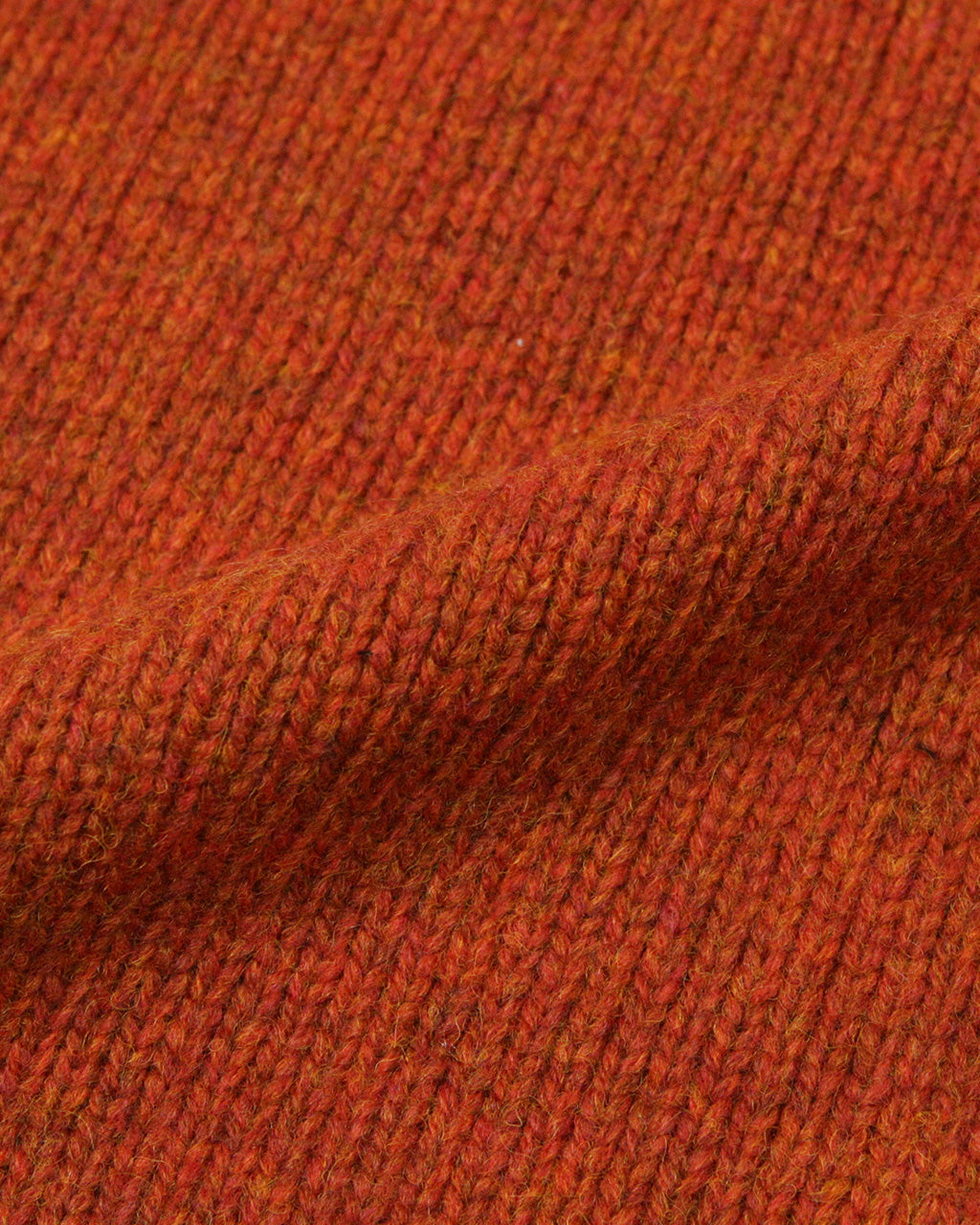 SOGLIA(ソリア) ランドノア ブリティッシュウール クルーネック セーター ニット オレンジ