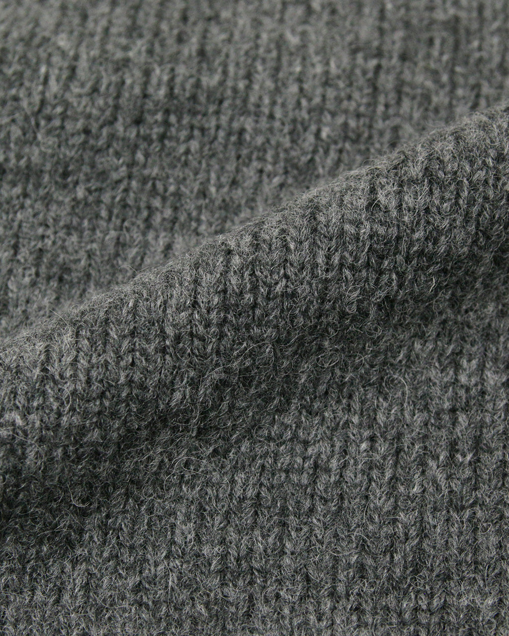 SOGLIA(ソリア) ランドノア ブリティッシュウール クルーネック セーター ニット グレー