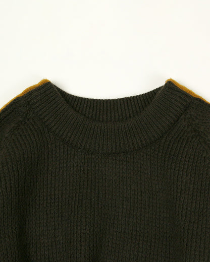 【Used】Unknown Line Sweater ライン セーター ニット メンズ ブラウン MADE IN INDIA