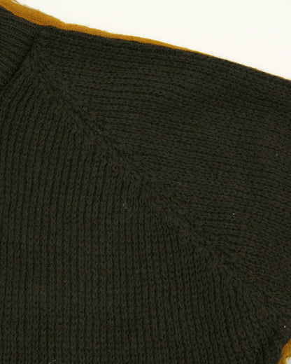 【Used】Unknown Line Sweater ライン セーター ニット メンズ ブラウン MADE IN INDIA