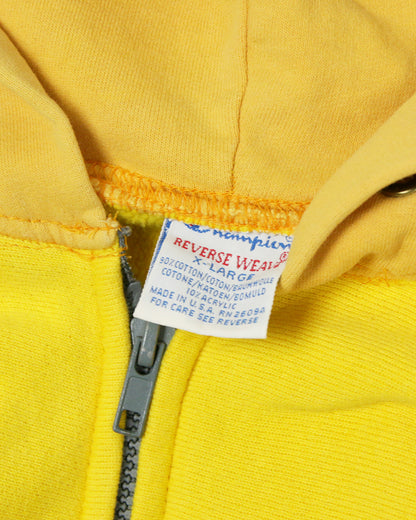 【Used】チャンピオン リバースウィーブ Champion REVERSE WEAVE Remake Zip Parker メンズ イエロー XL MADE IN USA