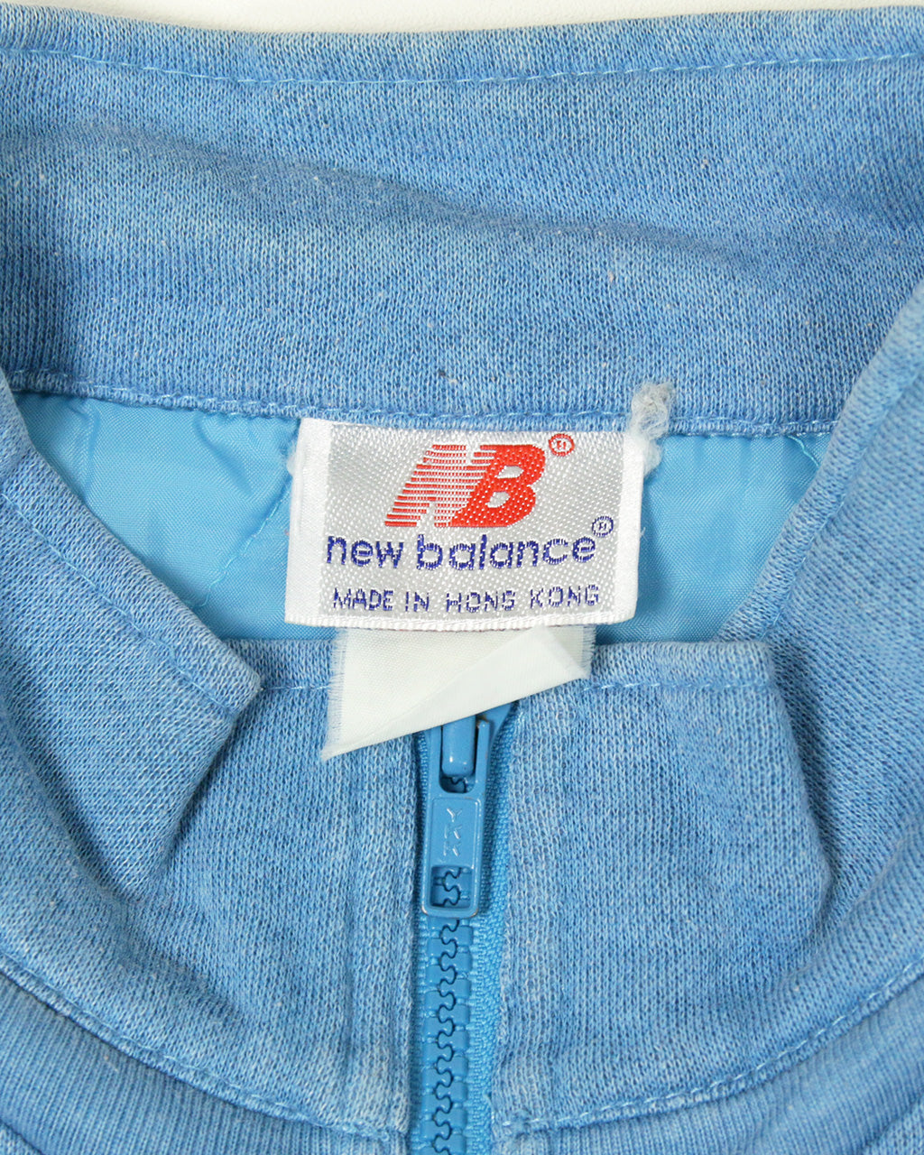 【Used】90s New Balance Half Zip Sweat ニューバランス ハーフジップ スウェット メンズ スカイブルー MADE IN HONG KONG