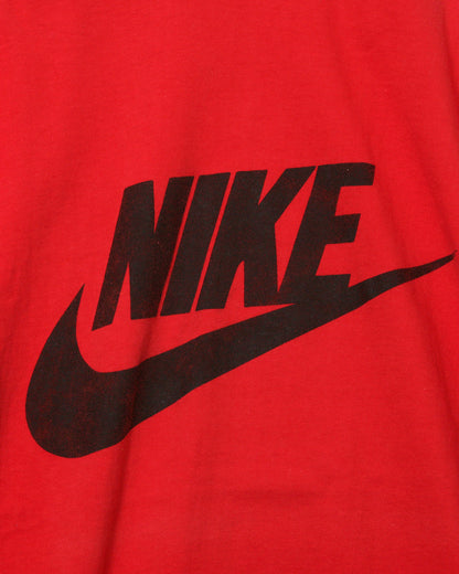 【Used】90s NIKE 銀タグ デカロゴ ロンT MADE IN USA XL サイクリングシャツ 長袖