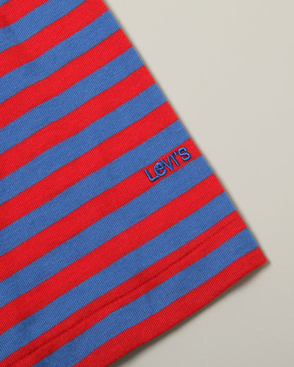 【Used】80s LEVI'S リーバイス ヘンリーネックT Red×Blue border ボーダー