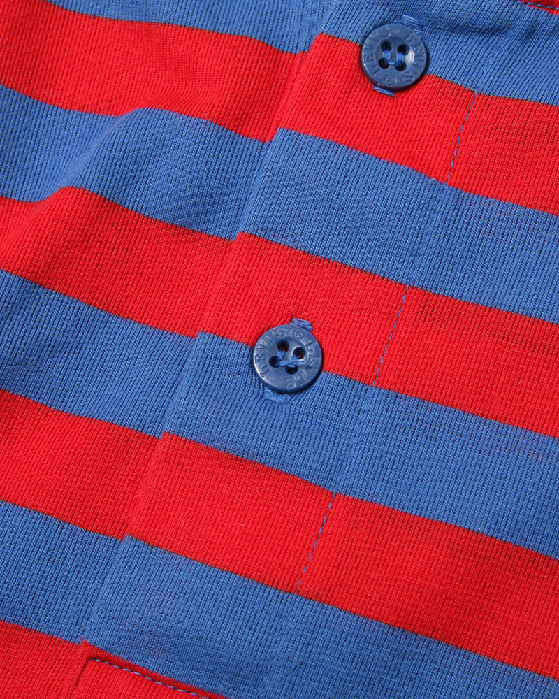 【Used】80s LEVI'S リーバイス ヘンリーネックT Red×Blue border ボーダー