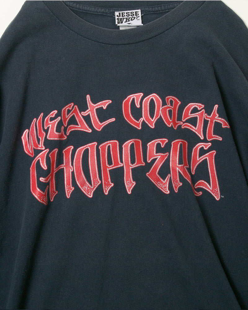 【Used】WEST COAST CHOPPERS 袖プリ バックプリント有 XL