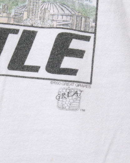 【Used】90s SEATTLE Tシャツ 飛行機プリント ONEITA XL MADE IN USA