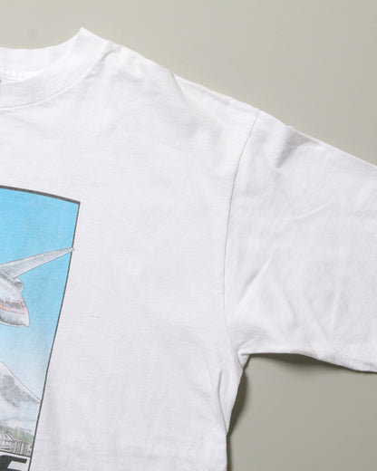 【Used】90s SEATTLE Tシャツ 飛行機プリント ONEITA XL MADE IN USA