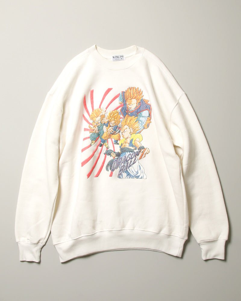 【Used】ドラゴンボールZ 発砲プリント スウェット White