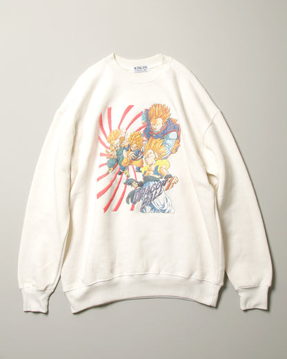 【Used】ドラゴンボールZ 発砲プリント スウェット White