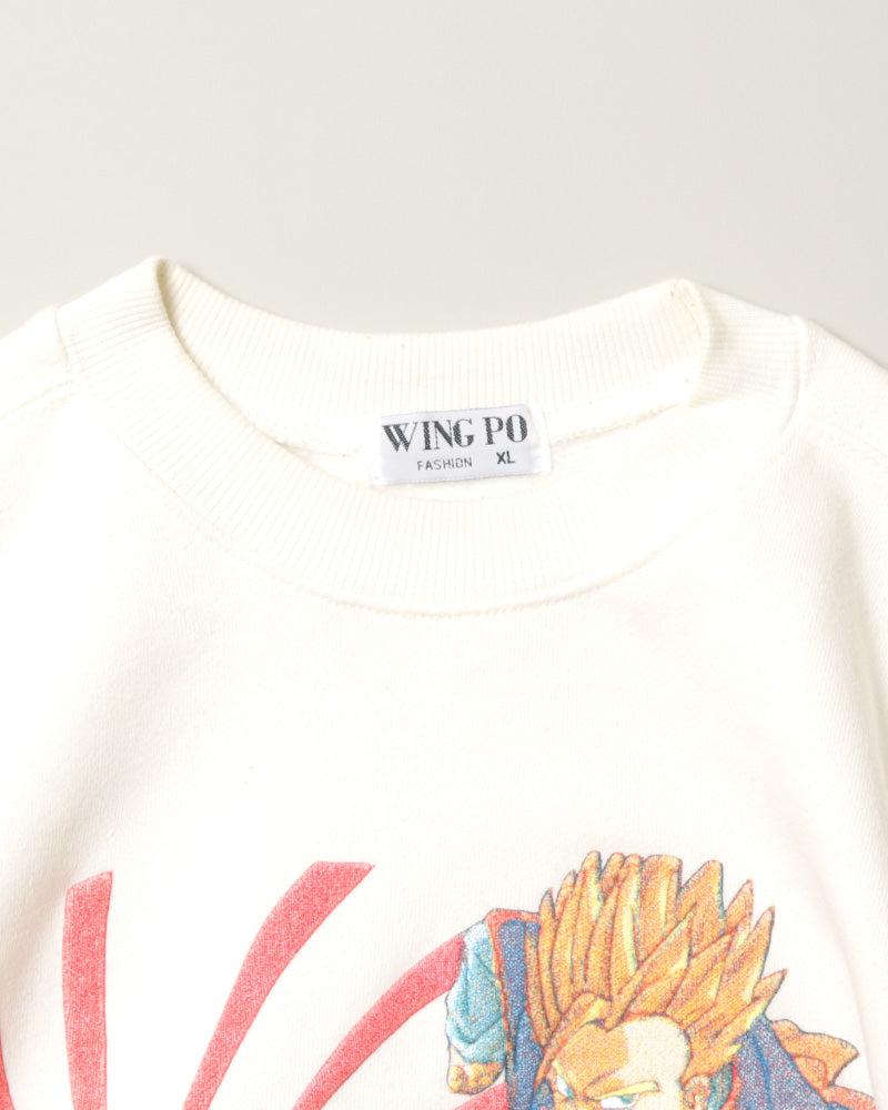 【Used】ドラゴンボールZ 発砲プリント スウェット White