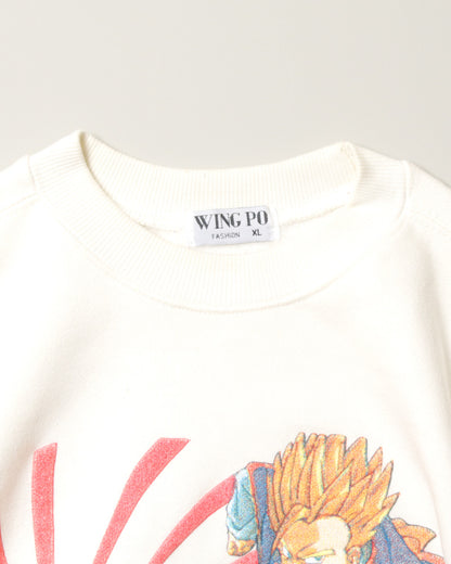 【Used】ドラゴンボールZ 発砲プリント スウェット White