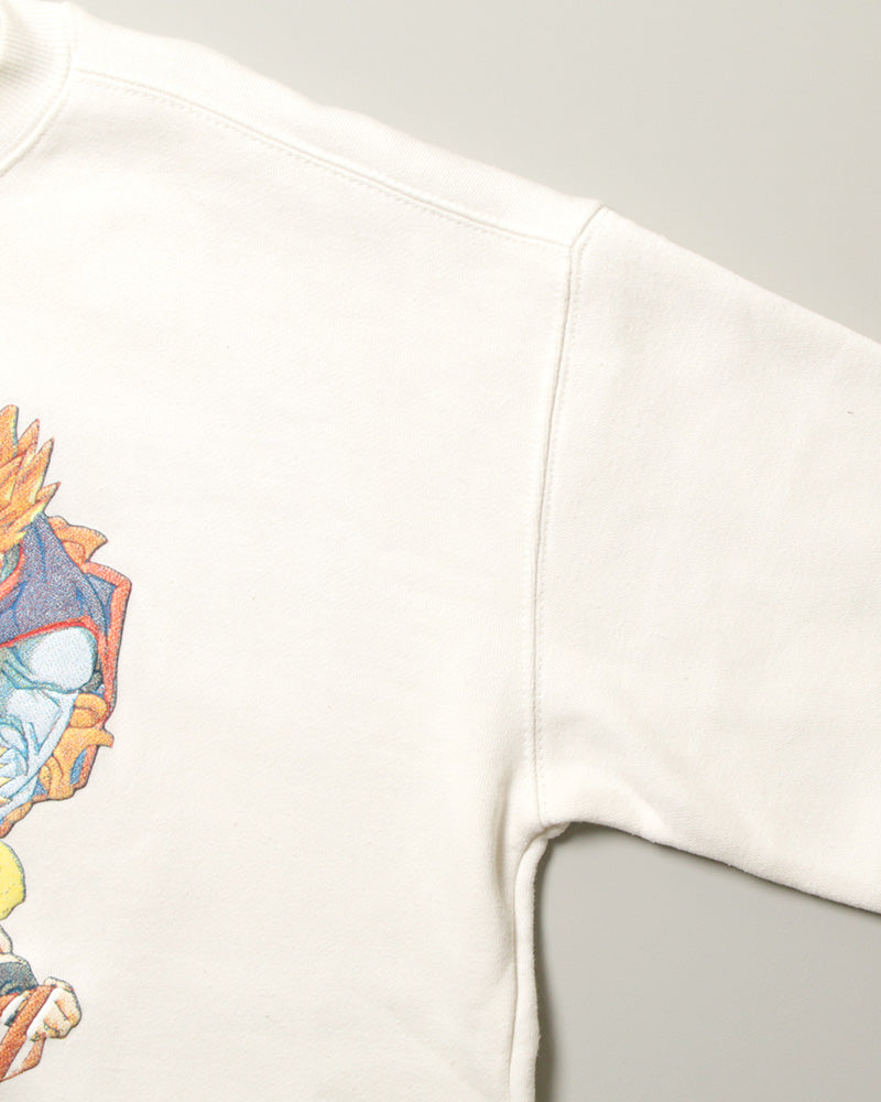 【Used】ドラゴンボールZ 発砲プリント スウェット White
