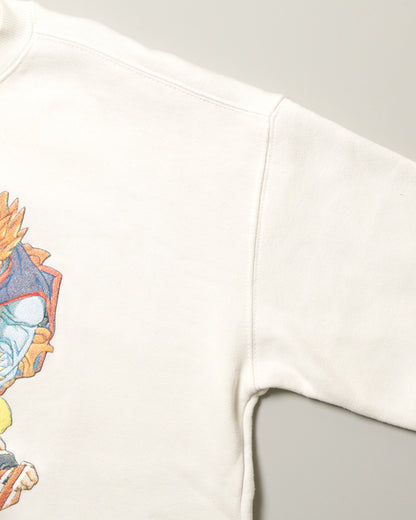 【Used】ドラゴンボールZ 発砲プリント スウェット White
