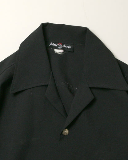 【Used】Johnny Suede ファイヤーパターン半袖シャツ XL程